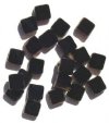 25 6x6x3mm Black with Bronze Edge Windows